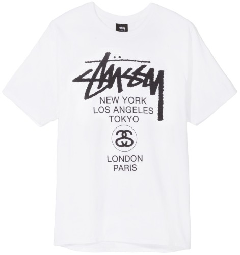 STUSSY WORLD TOUR CREW TEE