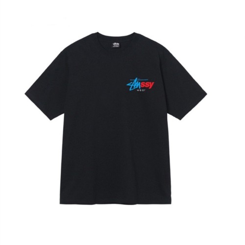 STUSSY LOGO TEE BLACK