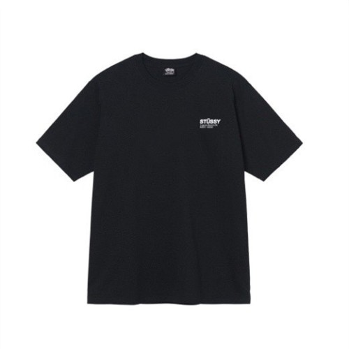 STUSSY BIG LOGO TEE BLACK