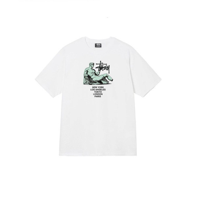 STUSSY SCULPTURE TEE WHITE