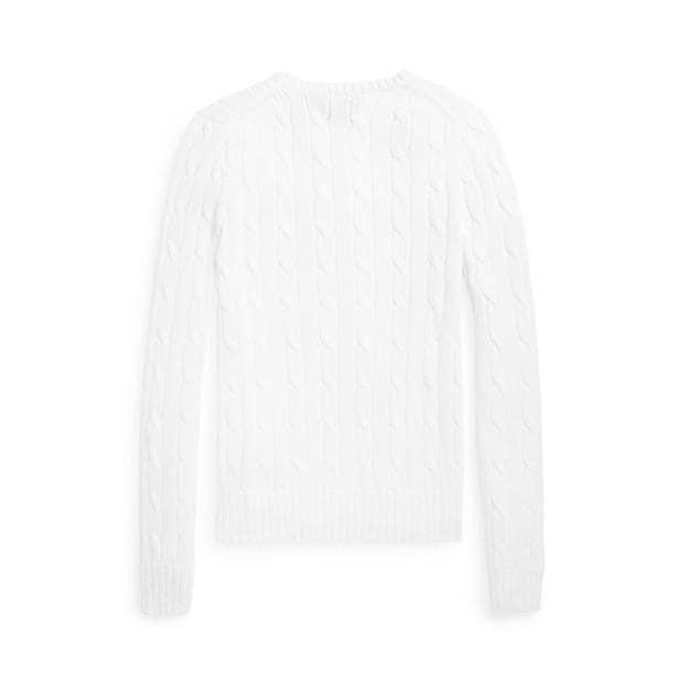 Ralph Lauren Julianna Crewneck Sweater White