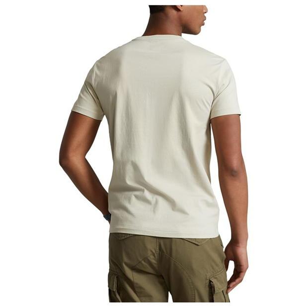 Ralph Lauren Center PP Tee Classic Stone