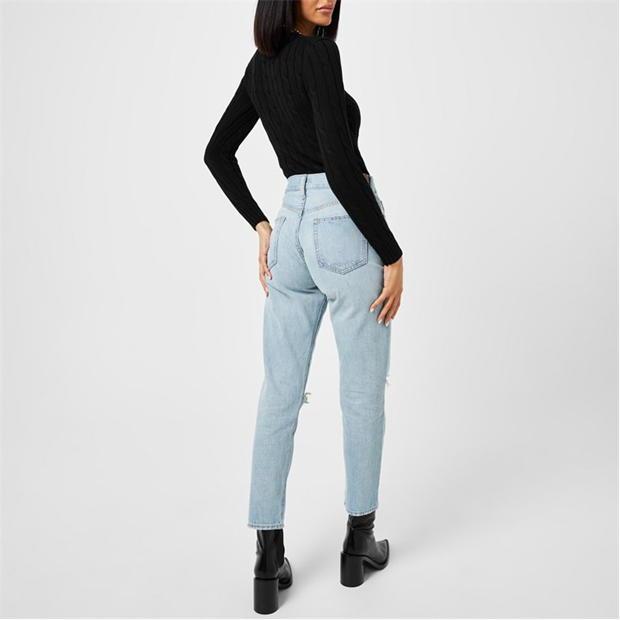 Ralph Lauren Julianna Crewneck Sweater Black