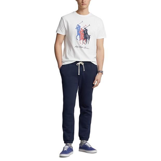 Ralph Lauren Multi Logo Tee White
