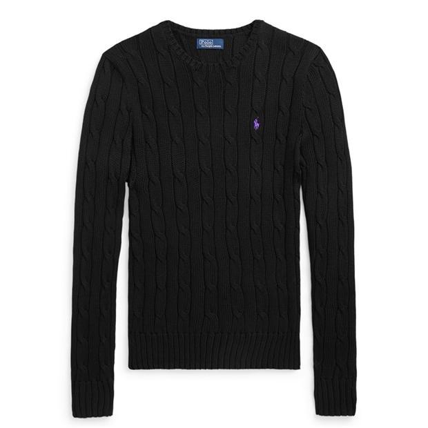 Ralph Lauren Julianna Crewneck Sweater Black