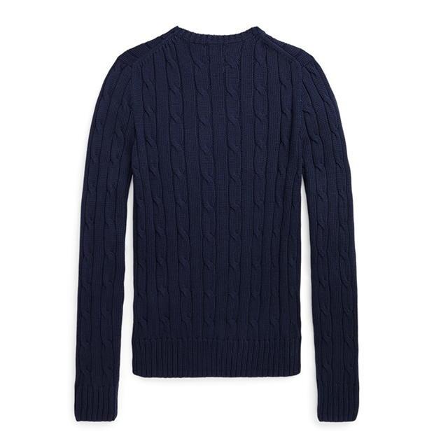 Ralph Lauren Julianna Crewneck Sweater Hunter Navy