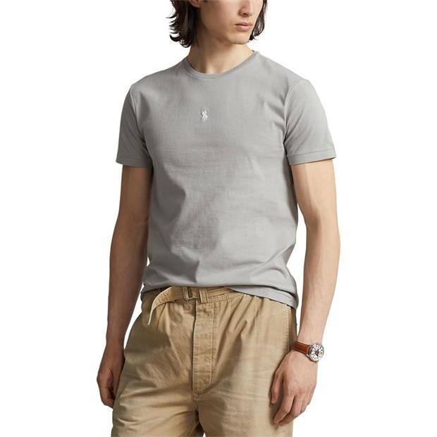 Ralph Lauren Center PP Tee Grey Fog
