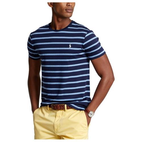 Ralph Lauren Thin Stripe Tee Navy/Royal