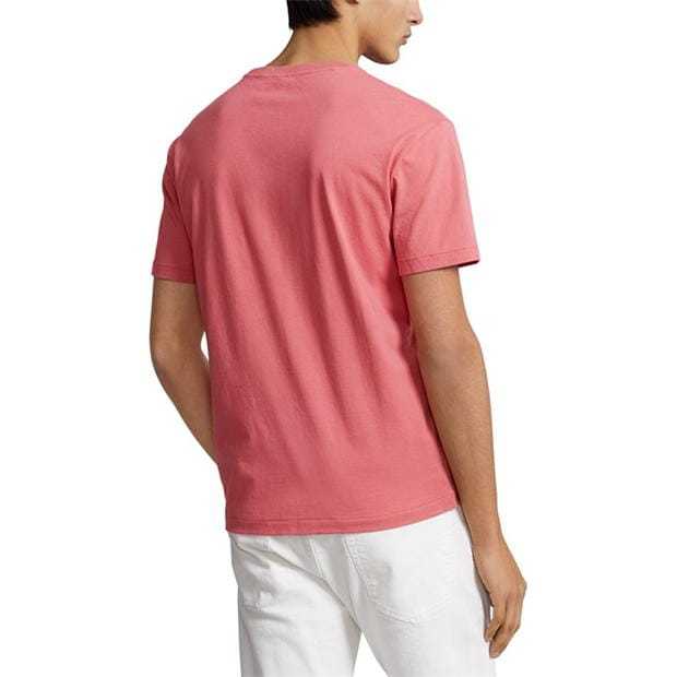 Ralph Lauren Multi Logo Tee Red Sky