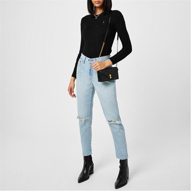 Ralph Lauren Julianna Crewneck Sweater Black