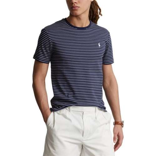 Ralph Lauren Striped PP Tee Navy/White