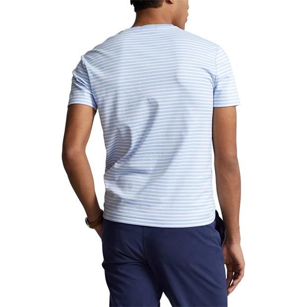 Ralph Lauren Striped PP Tee Blue/White