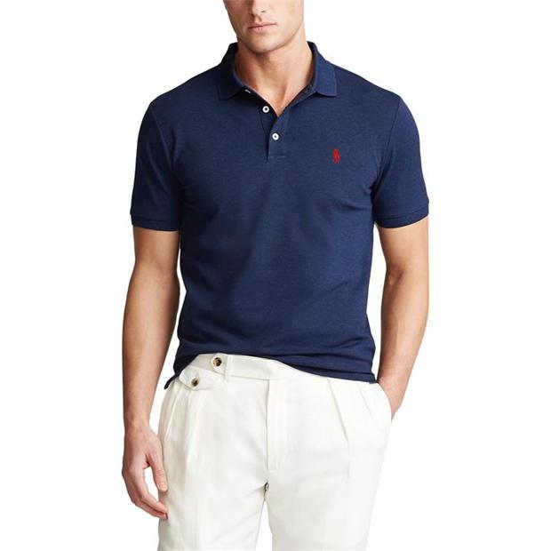 Ralph Lauren Slim Fit Stretch Mesh Polo French Navy