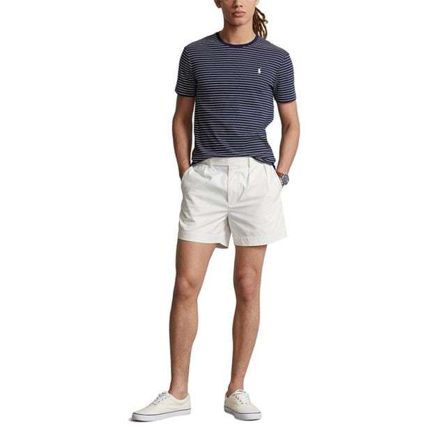 Ralph Lauren Striped PP Tee Navy/White