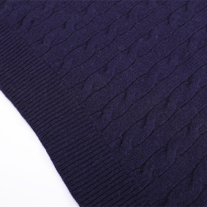 Ralph Lauren twist-knit V-neck sweater