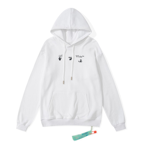 Off-White dissolve arrow hooded sweater white/blue