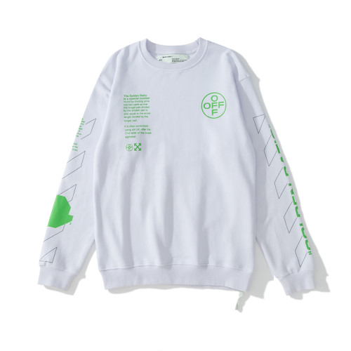 Off-White 835 doodle arrow hoodie white