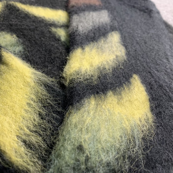 Off-White gradient arrow mohair hoodie