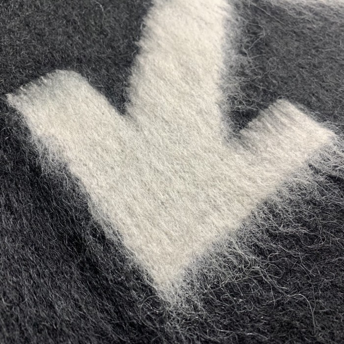 Off-White gradient arrow mohair hoodie