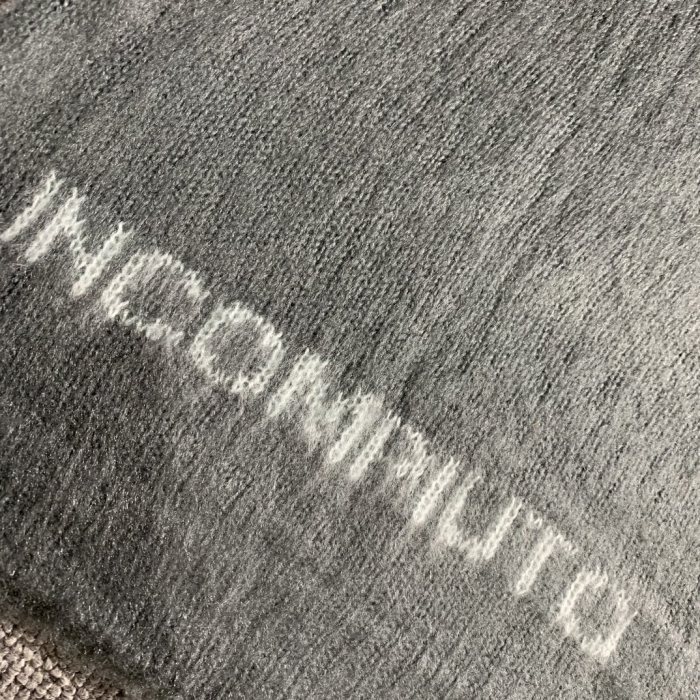 Off-White gradient arrow mohair hoodie