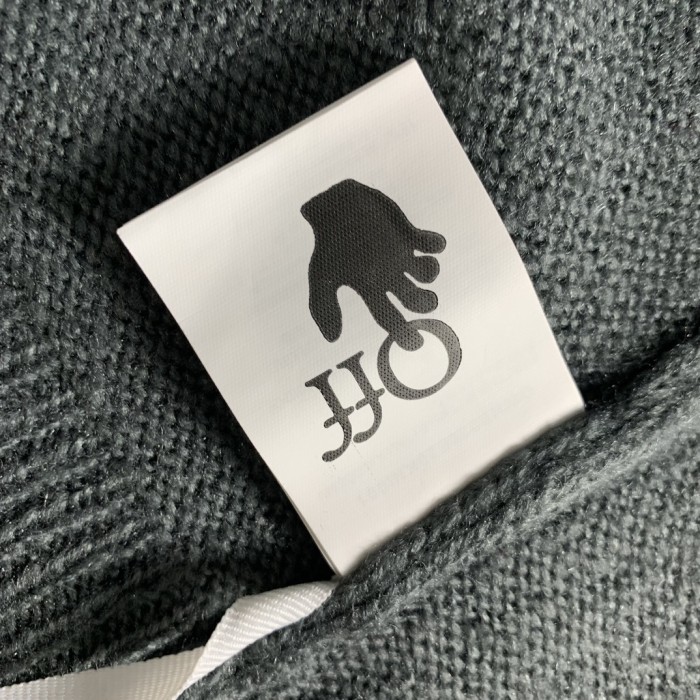 Off-White gradient arrow mohair hoodie