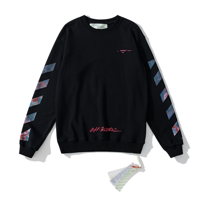 Off-White 739 arrow doodle hoodie black