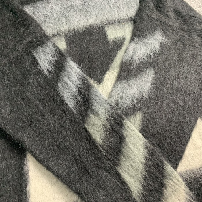 Off-White gradient arrow mohair hoodie