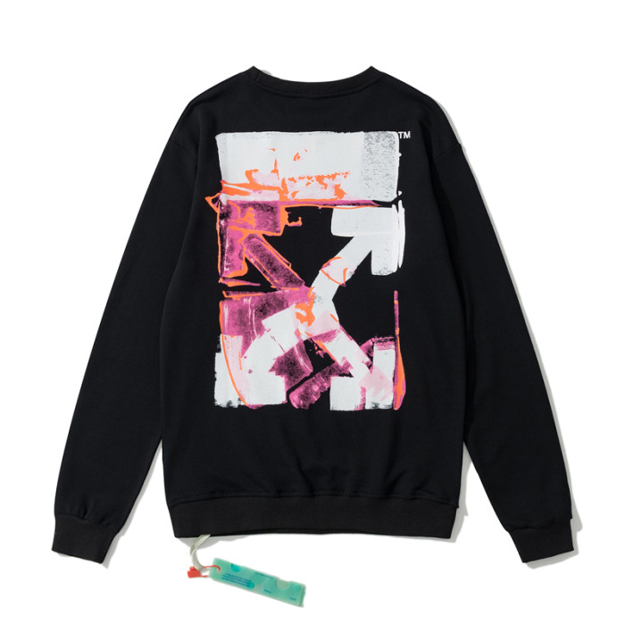 Off-White 863 arrow logo hoodie black