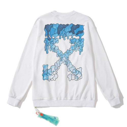 Off-White arrow dissolve hoodie white/blue