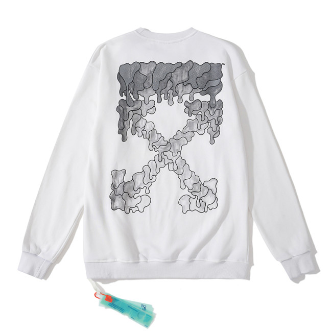 Off-White dissolve arrow  hoodie white