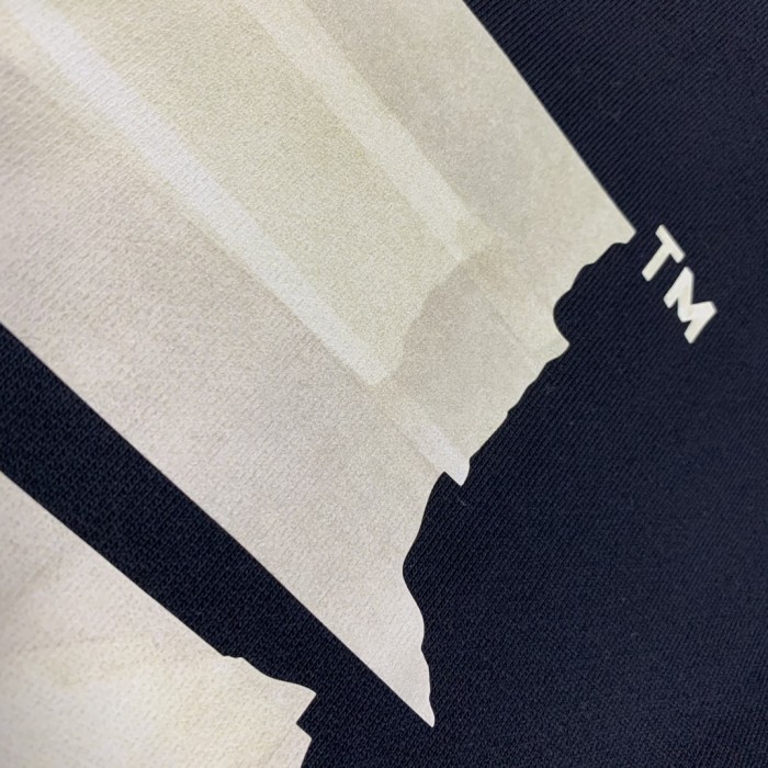 Off-White tape arrow print hoodie black