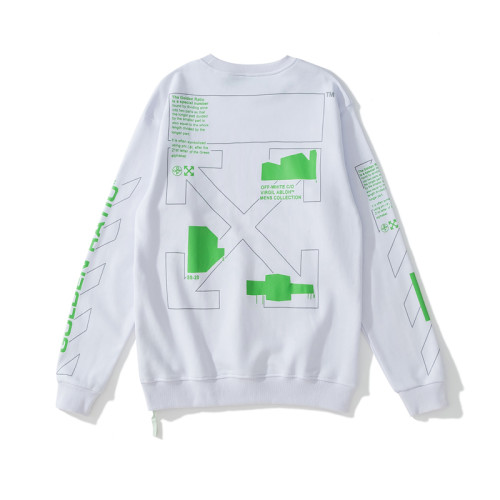 Off-White 835 doodle arrow hoodie white