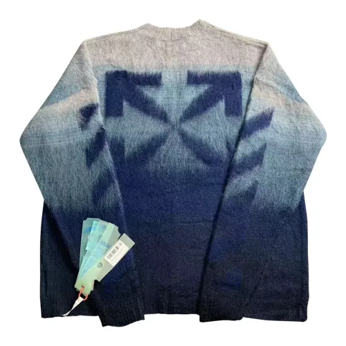 Off-White gradient arrow mohair hoodie
