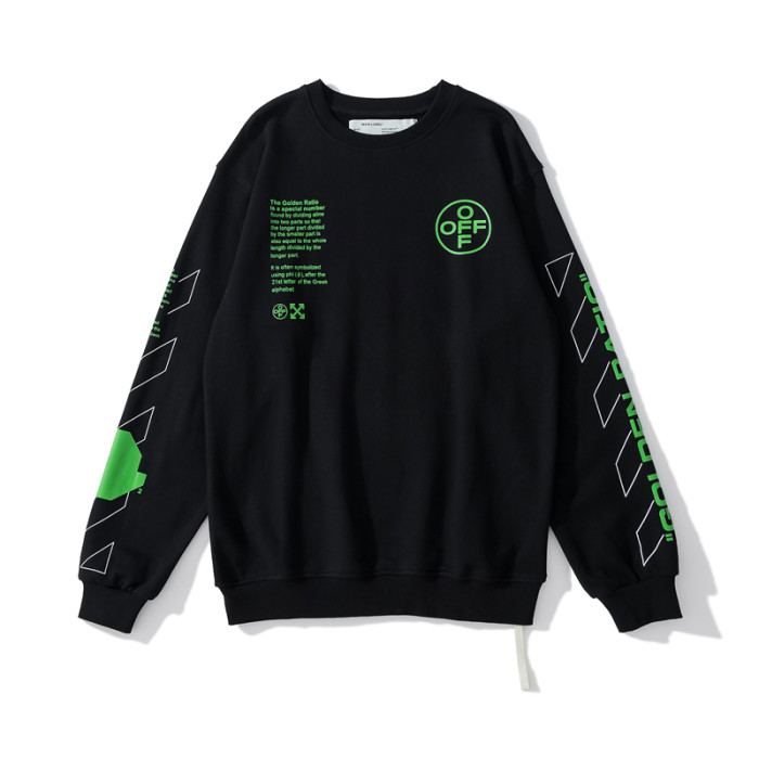 Off-White 835 doodle arrow hoodie black