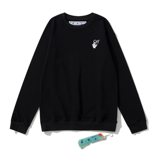 Off-White splash ink arrow print hoodie black