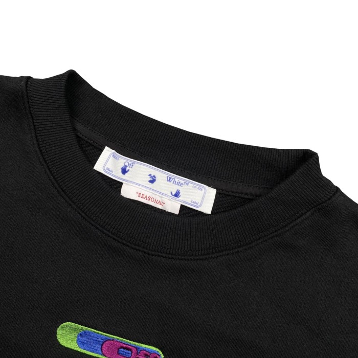 Off-White bamboo arrow print hoodie black