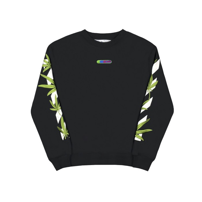 Off-White bamboo arrow print hoodie black
