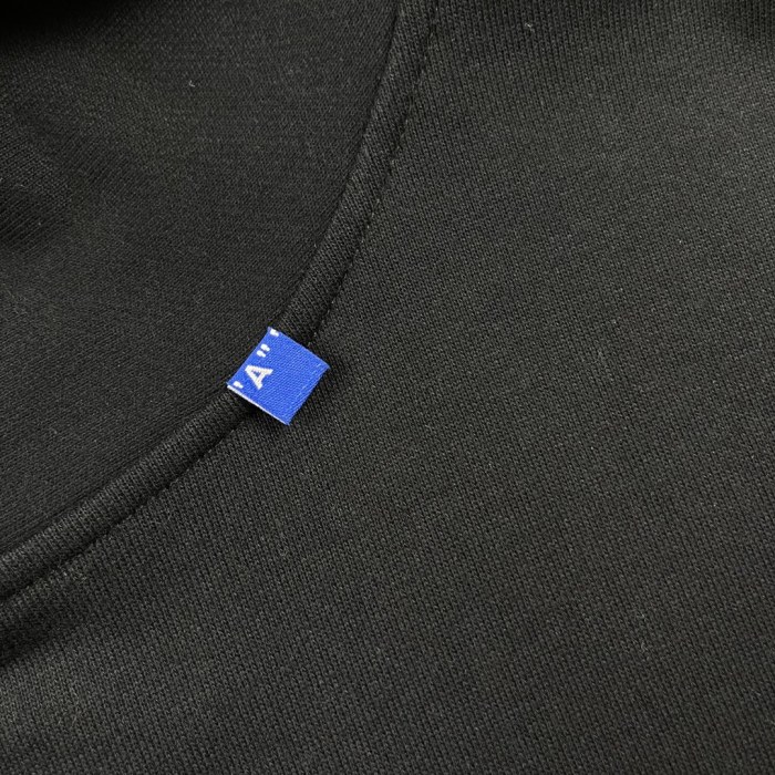 Off-White broken arrow print hooded sweater black