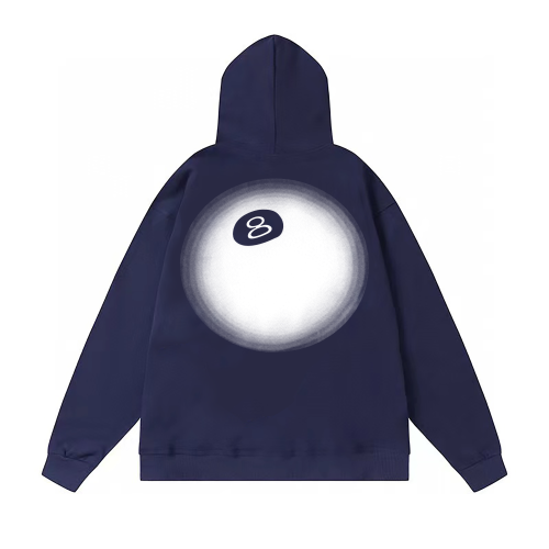 STUSSY 8 BALL HOODIE NAVY