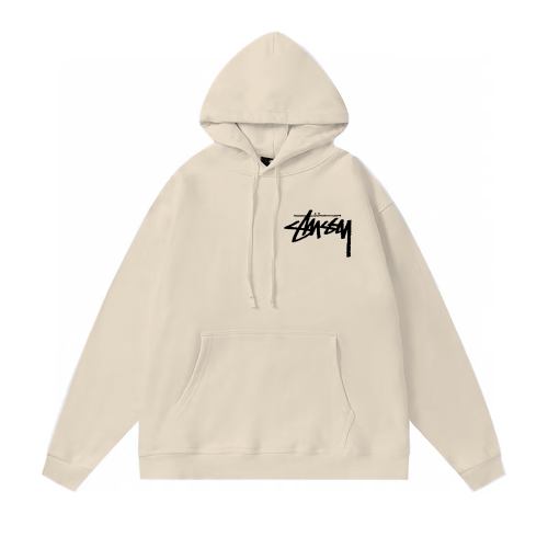 STUSSY 8 BALL HOODIE BEIGE