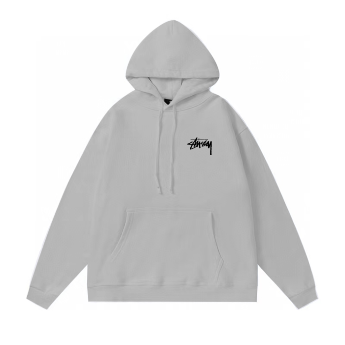 STUSSY 8 BALL HOODIE GREY