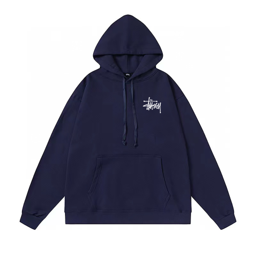 STUSSY BASIC HOODIE NAVY