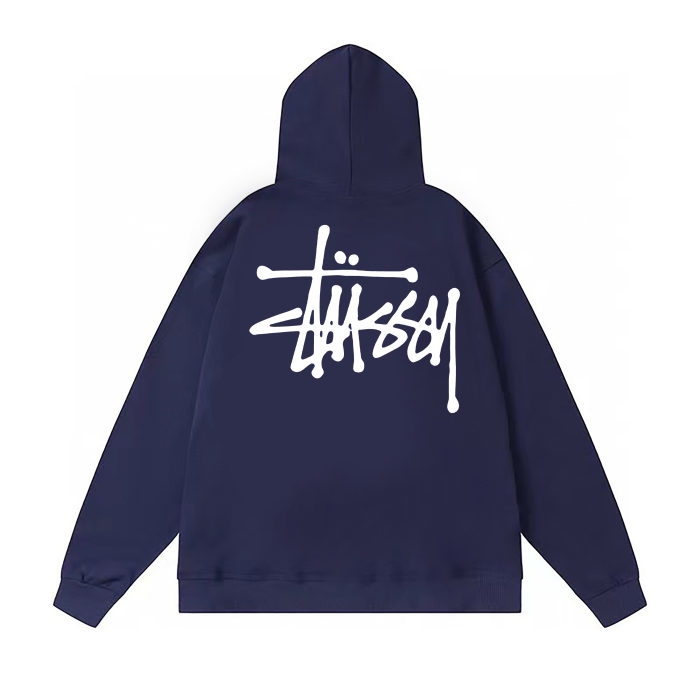 STUSSY BASIC HOODIE NAVY