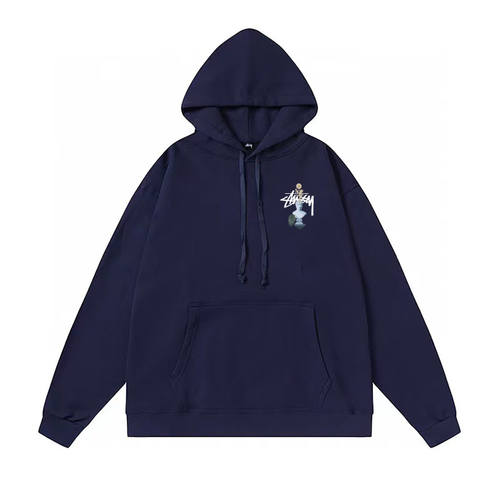 STUSSY CACTUS PRINT HOODIE NAVY