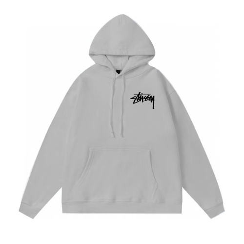 STUSSY 8 BALL HOODIE GREY