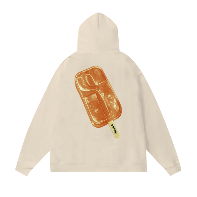STUSSY POPSICLE PRINT HOODIE CREAM