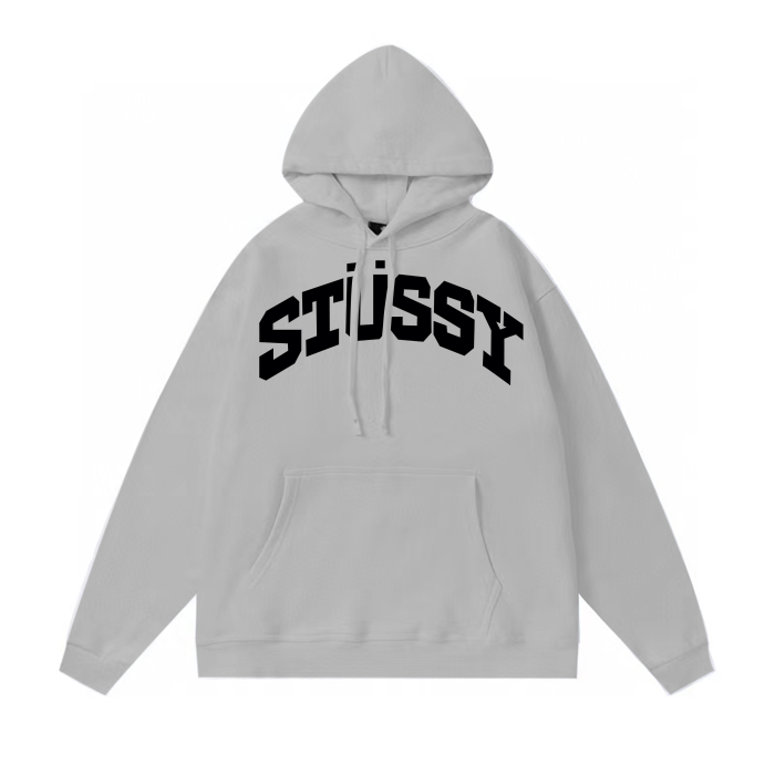 STUSSY CLASSIC HOODIE GREY