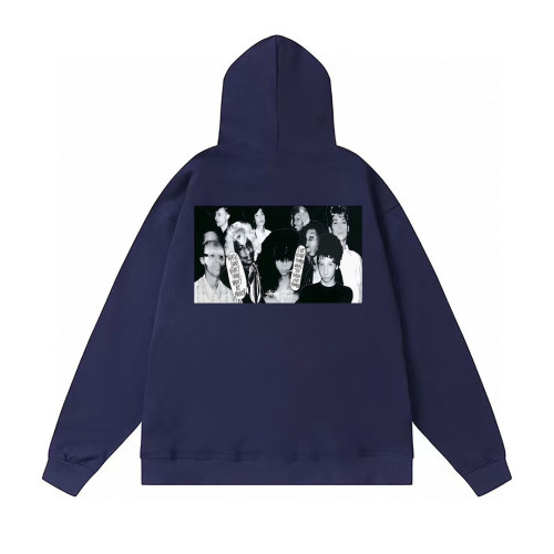 STUSSY CHARACTER PRINT HOODIE NAVY