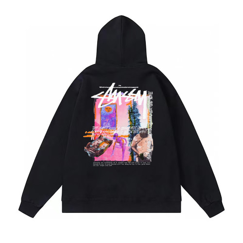 STUSSY DAYDREAM PRINT HOODIE BLACK
