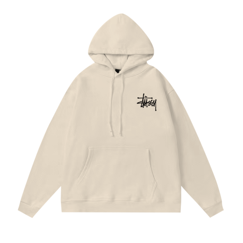 STUSSY PEGASUS PRINT HOODIE CREAM